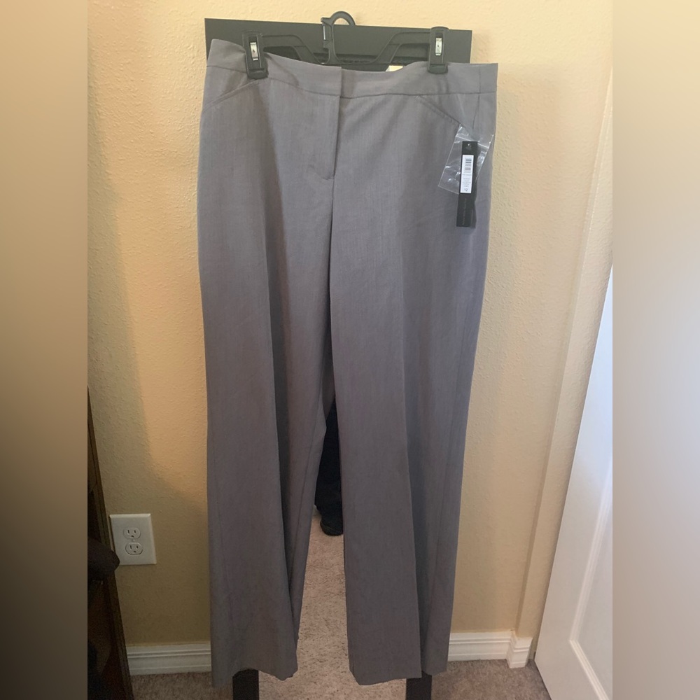 NWT Nicole Miller Gray Wide Leg Women's Pants